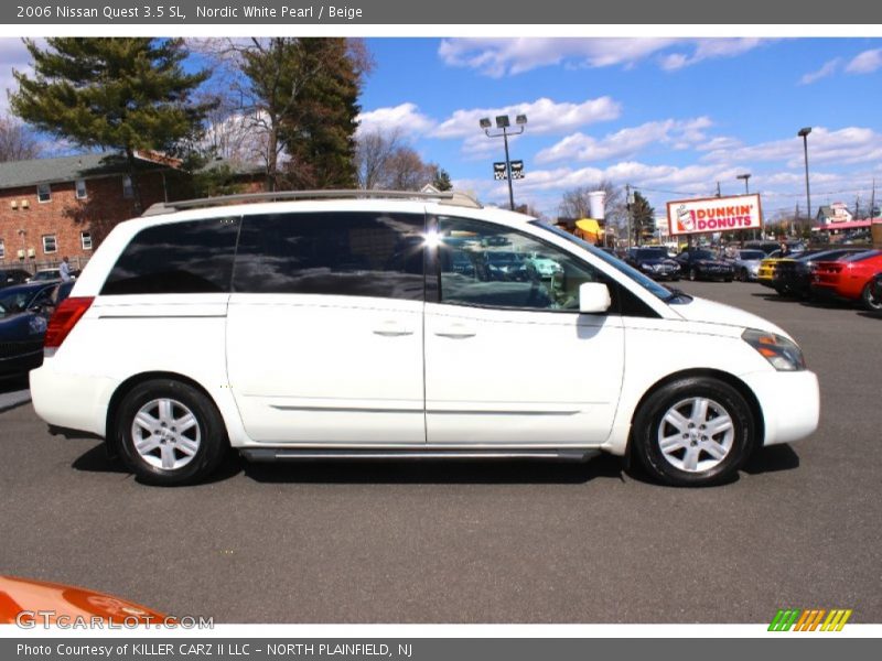 Nordic White Pearl / Beige 2006 Nissan Quest 3.5 SL