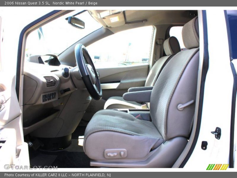 Nordic White Pearl / Beige 2006 Nissan Quest 3.5 SL