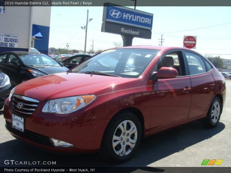 Apple Red Pearl / Beige 2010 Hyundai Elantra GLS