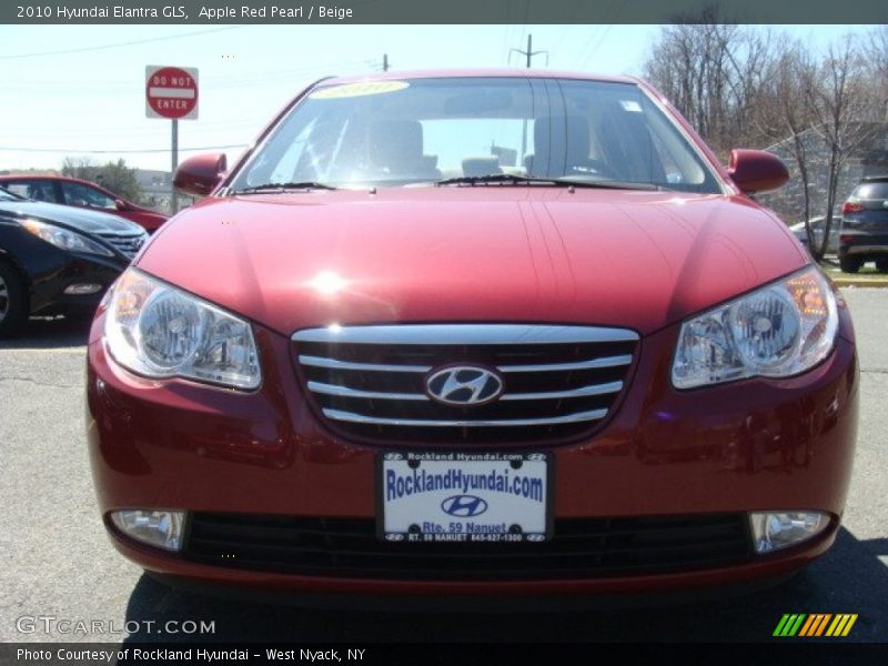 Apple Red Pearl / Beige 2010 Hyundai Elantra GLS