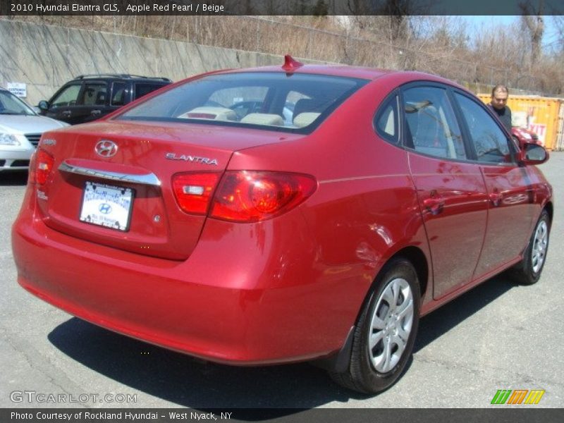 Apple Red Pearl / Beige 2010 Hyundai Elantra GLS