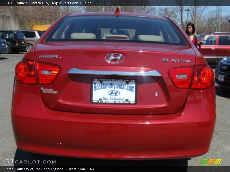 Apple Red Pearl / Beige 2010 Hyundai Elantra GLS