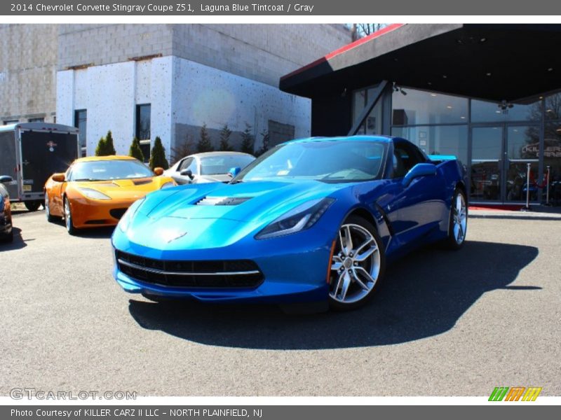 Laguna Blue Tintcoat / Gray 2014 Chevrolet Corvette Stingray Coupe Z51