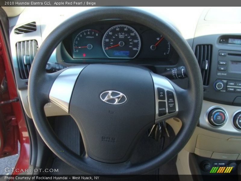 Apple Red Pearl / Beige 2010 Hyundai Elantra GLS