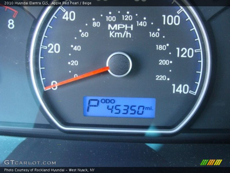 Apple Red Pearl / Beige 2010 Hyundai Elantra GLS