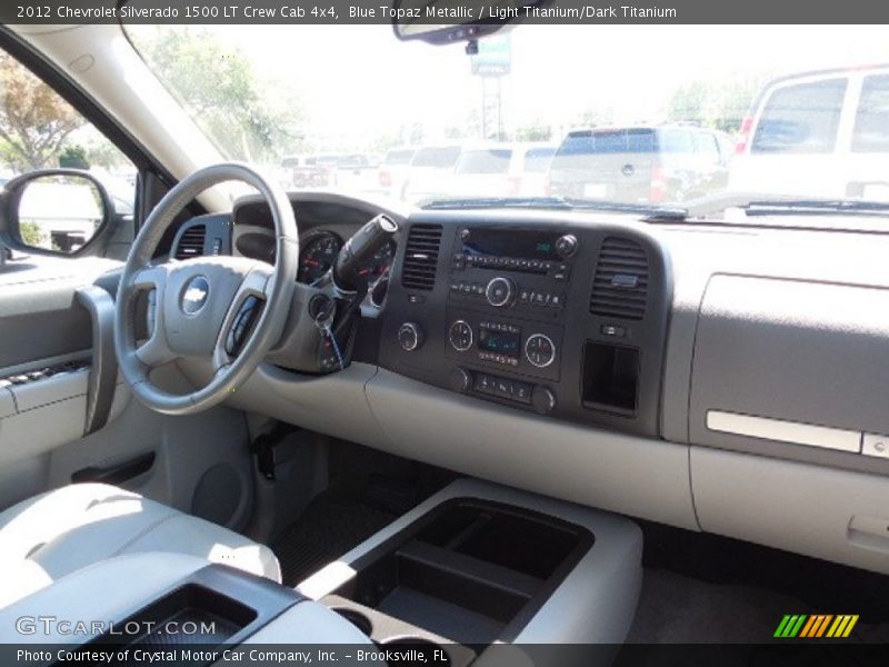 Blue Topaz Metallic / Light Titanium/Dark Titanium 2012 Chevrolet Silverado 1500 LT Crew Cab 4x4