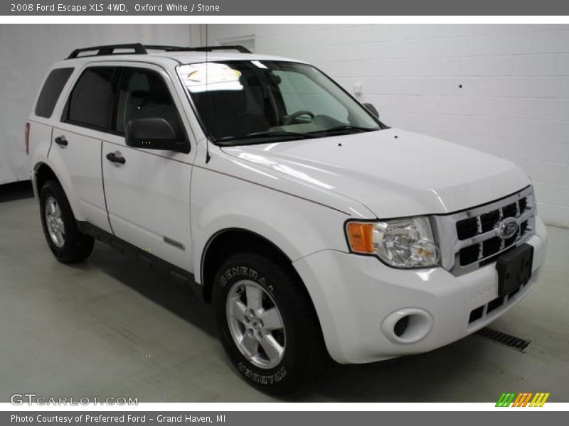Oxford White / Stone 2008 Ford Escape XLS 4WD