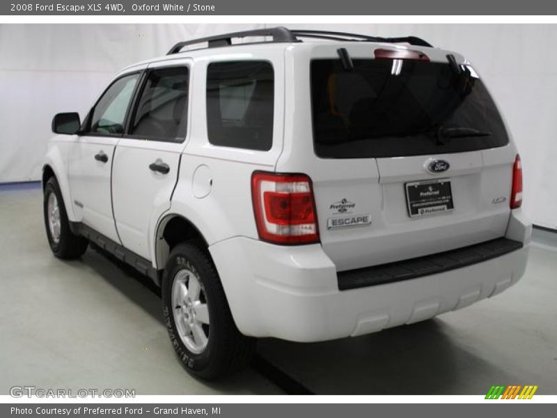 Oxford White / Stone 2008 Ford Escape XLS 4WD