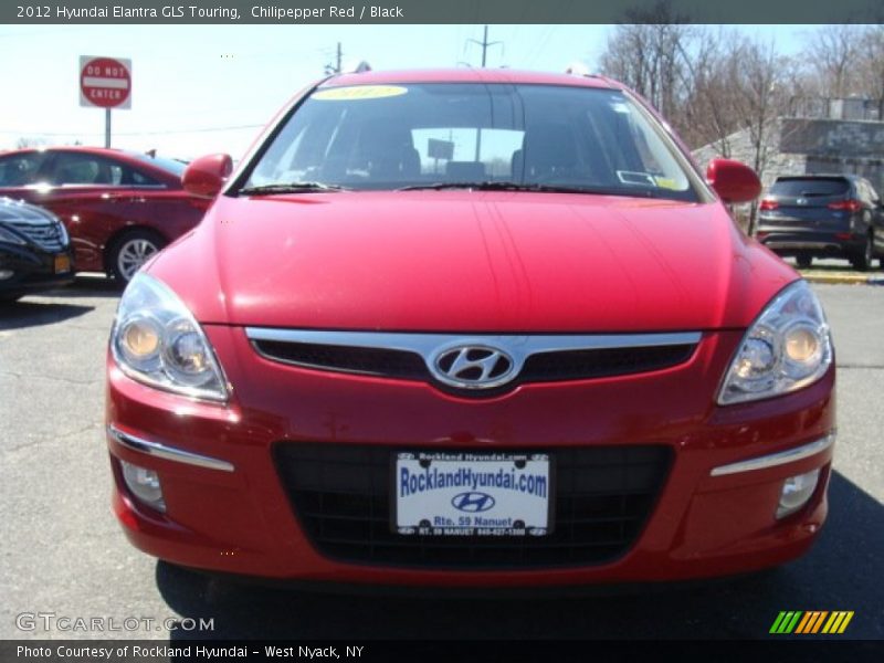 Chilipepper Red / Black 2012 Hyundai Elantra GLS Touring