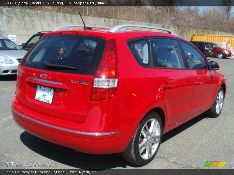 Chilipepper Red / Black 2012 Hyundai Elantra GLS Touring