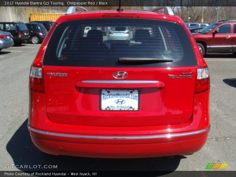 Chilipepper Red / Black 2012 Hyundai Elantra GLS Touring