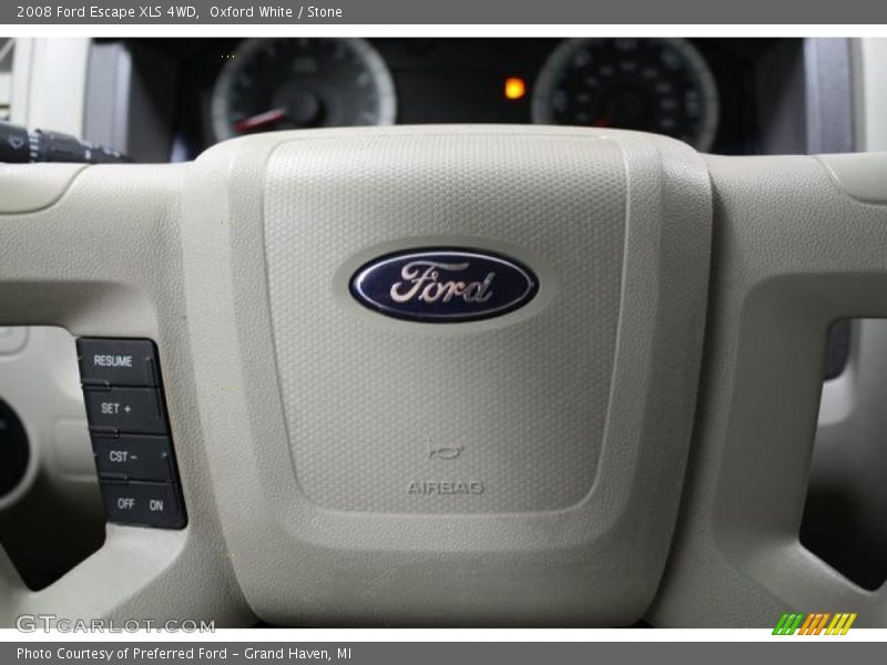 Oxford White / Stone 2008 Ford Escape XLS 4WD