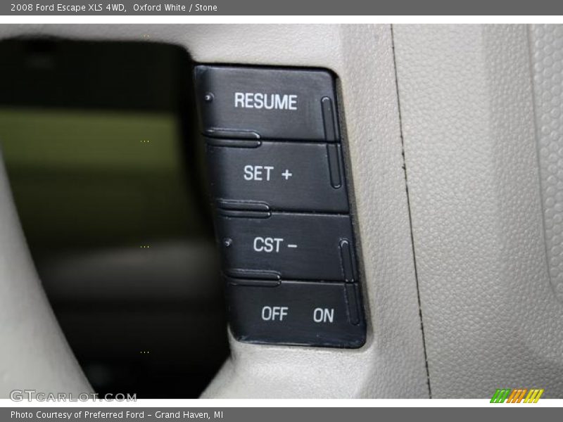 Oxford White / Stone 2008 Ford Escape XLS 4WD