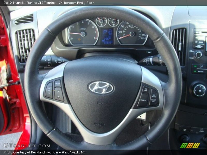 Chilipepper Red / Black 2012 Hyundai Elantra GLS Touring