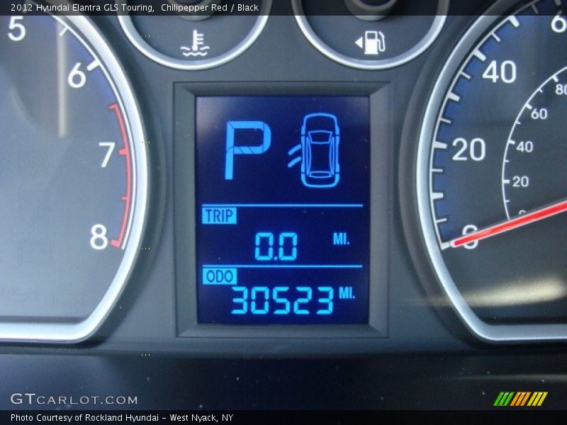 Chilipepper Red / Black 2012 Hyundai Elantra GLS Touring