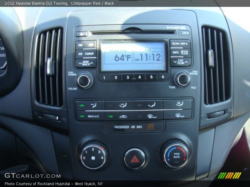 Chilipepper Red / Black 2012 Hyundai Elantra GLS Touring