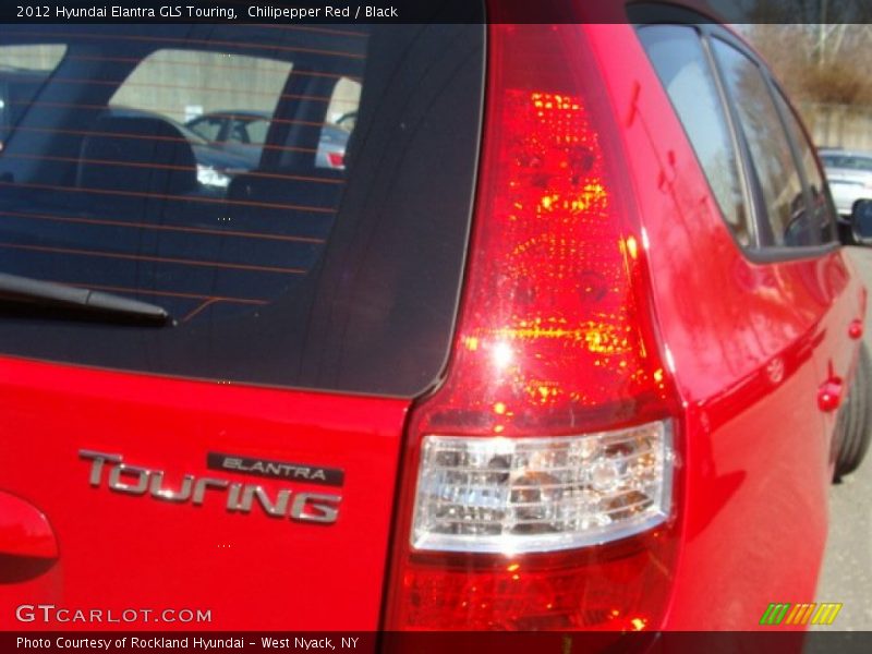Chilipepper Red / Black 2012 Hyundai Elantra GLS Touring