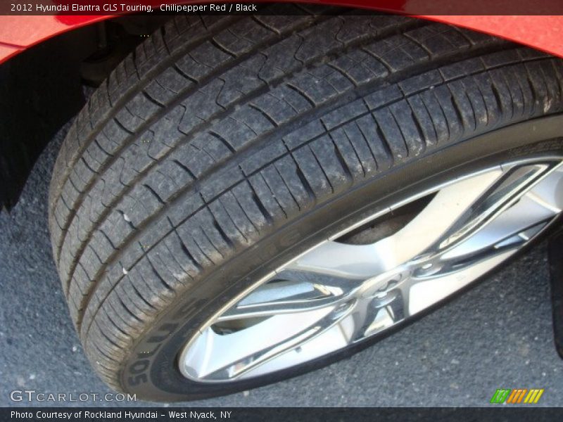 Chilipepper Red / Black 2012 Hyundai Elantra GLS Touring