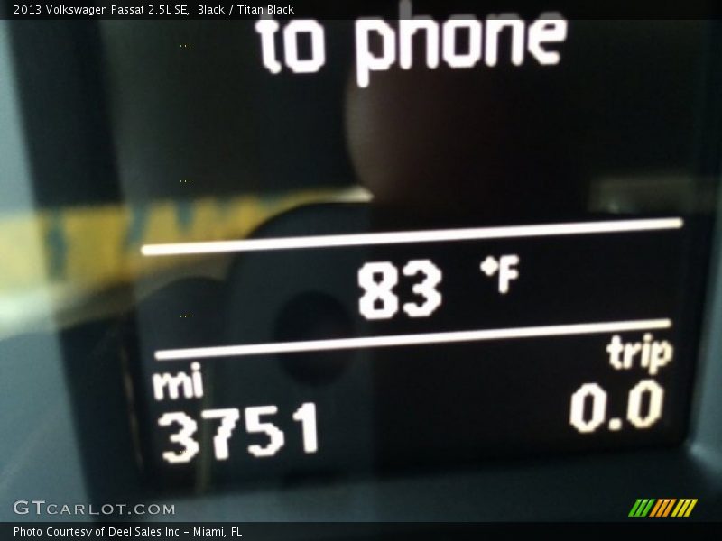 Black / Titan Black 2013 Volkswagen Passat 2.5L SE