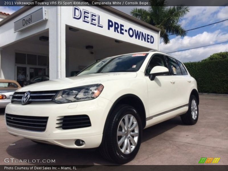Campanella White / Cornsilk Beige 2011 Volkswagen Touareg VR6 FSI Sport 4XMotion