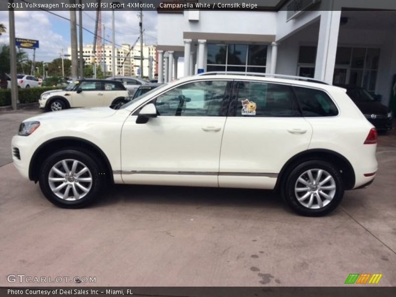 Campanella White / Cornsilk Beige 2011 Volkswagen Touareg VR6 FSI Sport 4XMotion