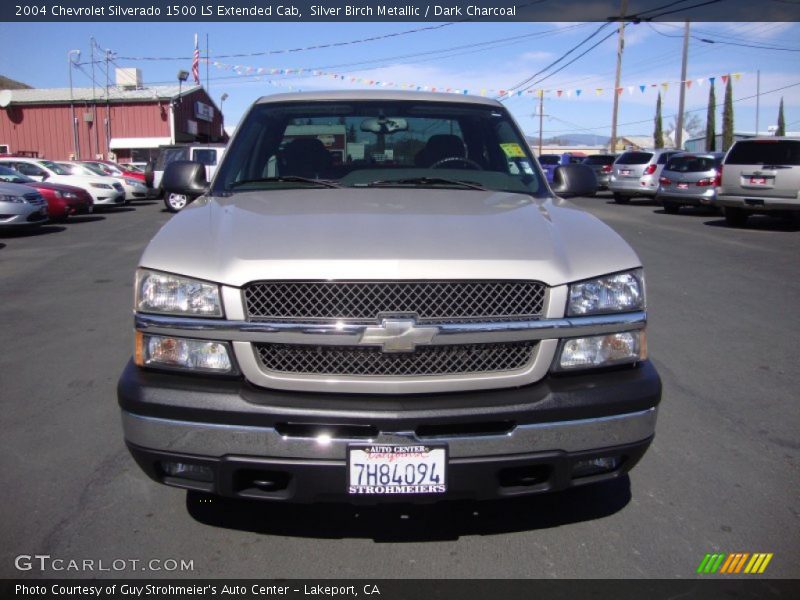 Silver Birch Metallic / Dark Charcoal 2004 Chevrolet Silverado 1500 LS Extended Cab