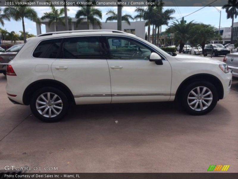 Campanella White / Cornsilk Beige 2011 Volkswagen Touareg VR6 FSI Sport 4XMotion