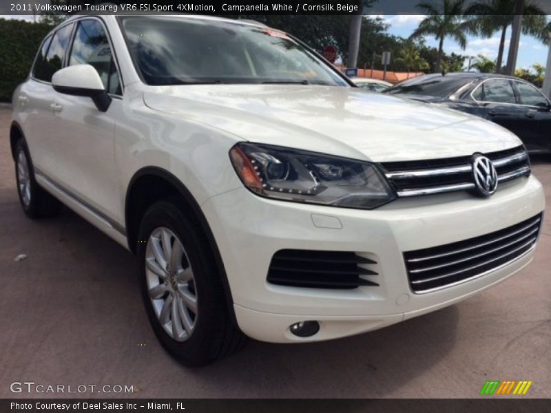 Campanella White / Cornsilk Beige 2011 Volkswagen Touareg VR6 FSI Sport 4XMotion