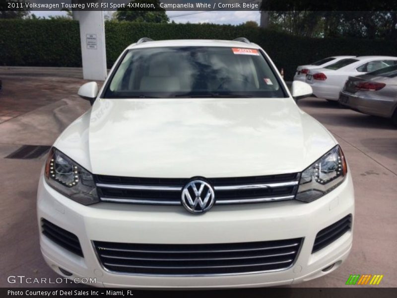 Campanella White / Cornsilk Beige 2011 Volkswagen Touareg VR6 FSI Sport 4XMotion