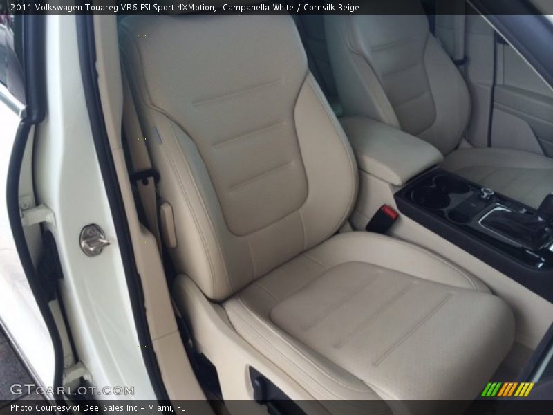Campanella White / Cornsilk Beige 2011 Volkswagen Touareg VR6 FSI Sport 4XMotion