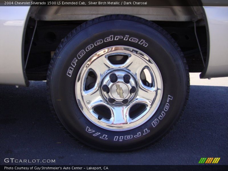 Silver Birch Metallic / Dark Charcoal 2004 Chevrolet Silverado 1500 LS Extended Cab
