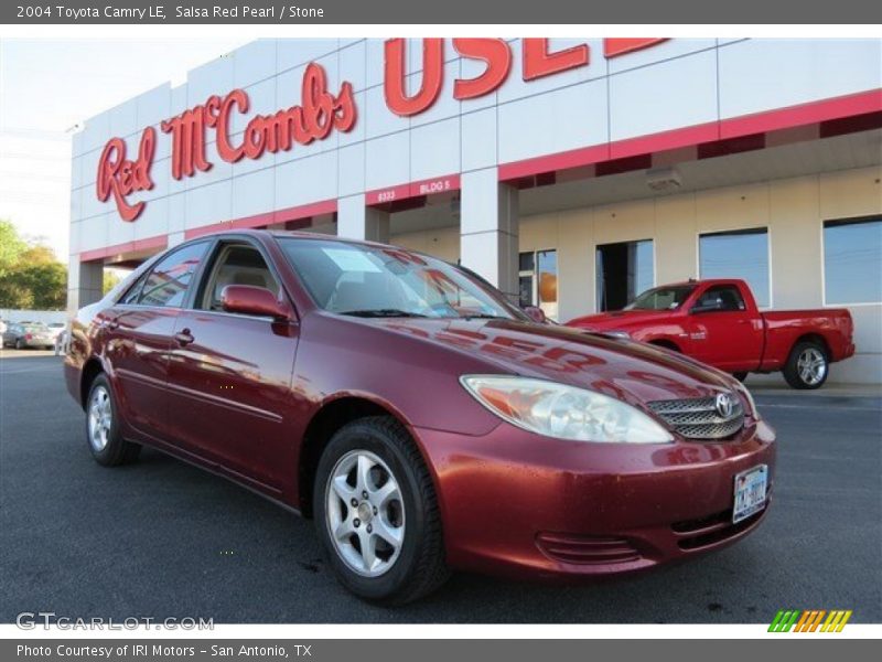 Salsa Red Pearl / Stone 2004 Toyota Camry LE