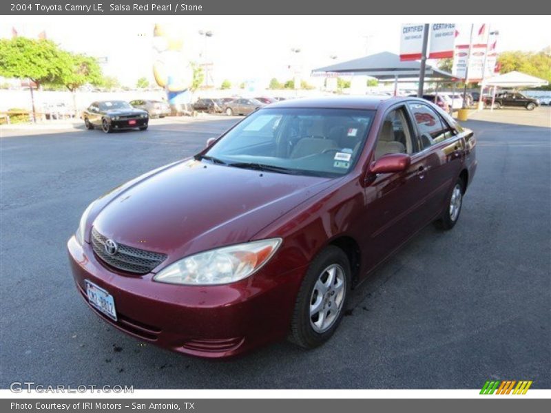 Salsa Red Pearl / Stone 2004 Toyota Camry LE