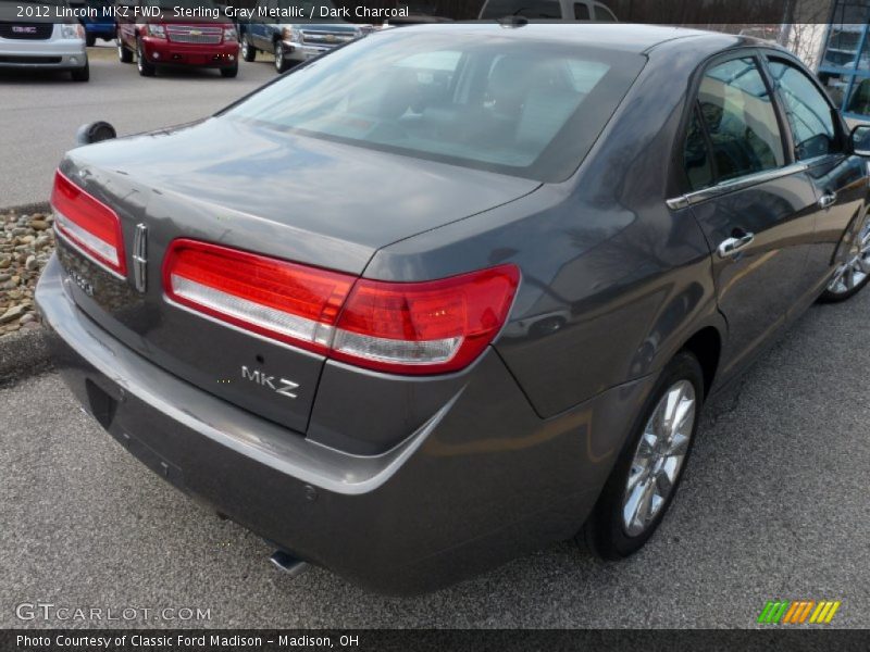 Sterling Gray Metallic / Dark Charcoal 2012 Lincoln MKZ FWD