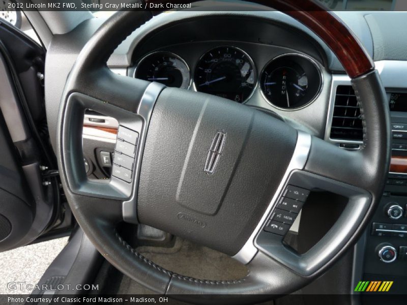 Sterling Gray Metallic / Dark Charcoal 2012 Lincoln MKZ FWD