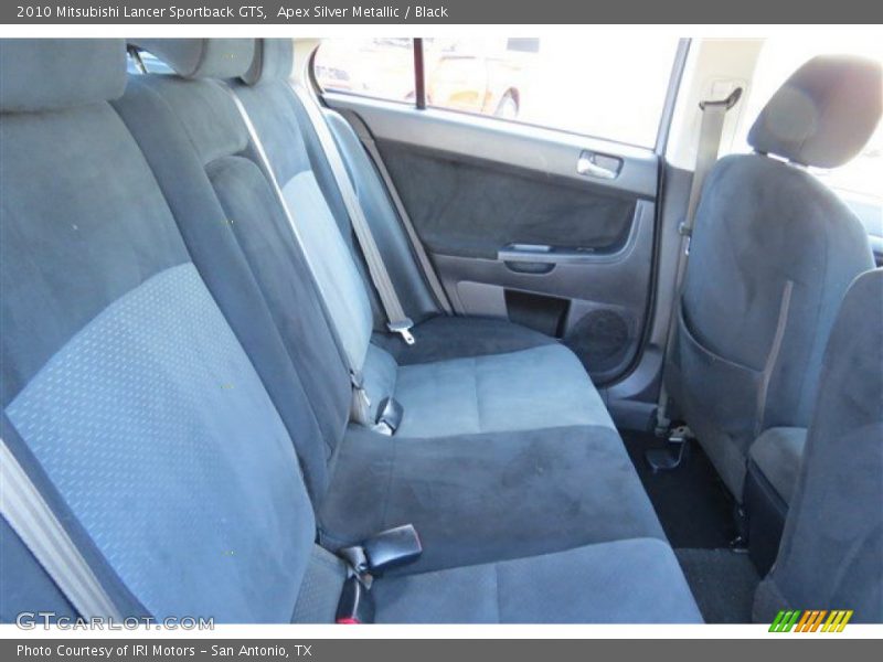 Apex Silver Metallic / Black 2010 Mitsubishi Lancer Sportback GTS