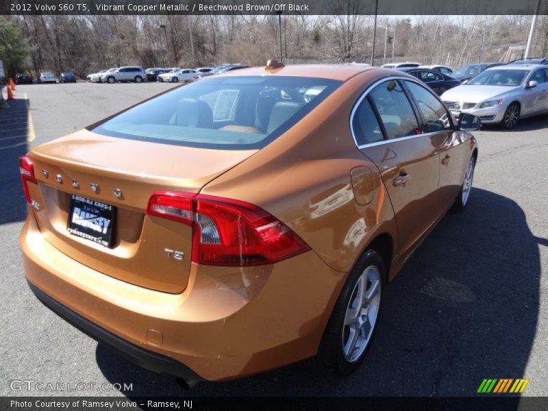 Vibrant Copper Metallic / Beechwood Brown/Off Black 2012 Volvo S60 T5