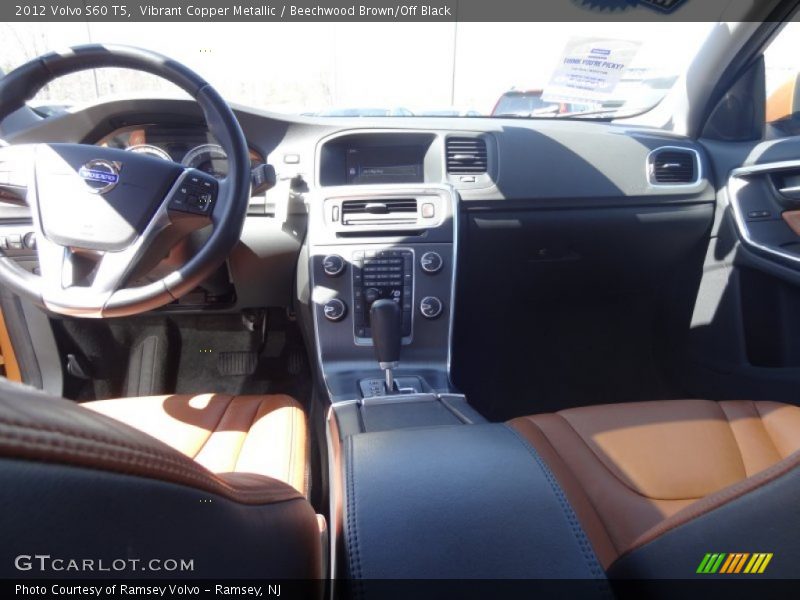 Vibrant Copper Metallic / Beechwood Brown/Off Black 2012 Volvo S60 T5