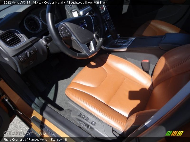 Vibrant Copper Metallic / Beechwood Brown/Off Black 2012 Volvo S60 T5