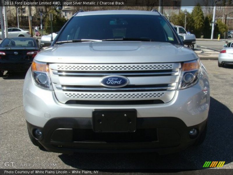 Ingot Silver Metallic / Charcoal Black 2013 Ford Explorer Limited 4WD