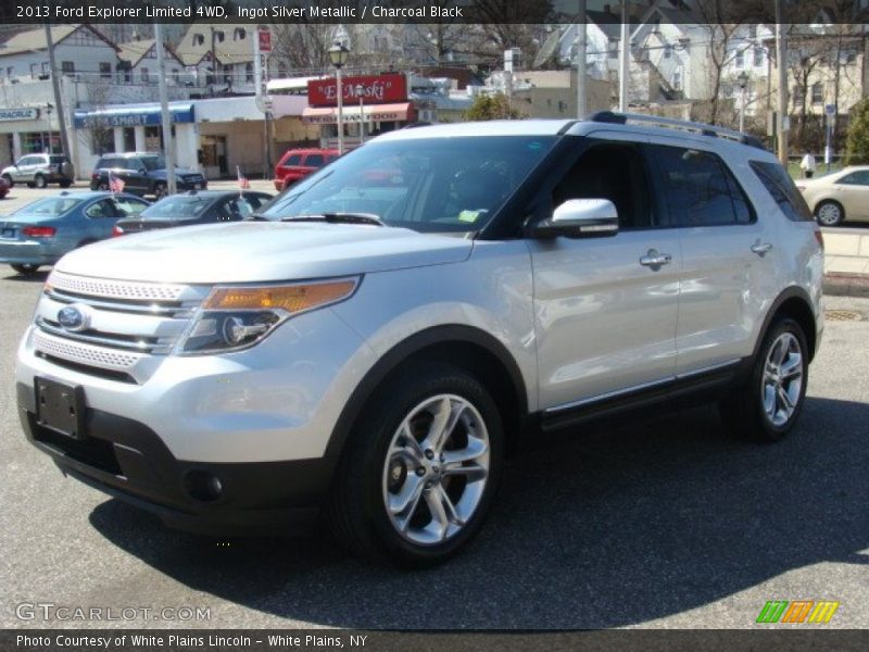 Ingot Silver Metallic / Charcoal Black 2013 Ford Explorer Limited 4WD