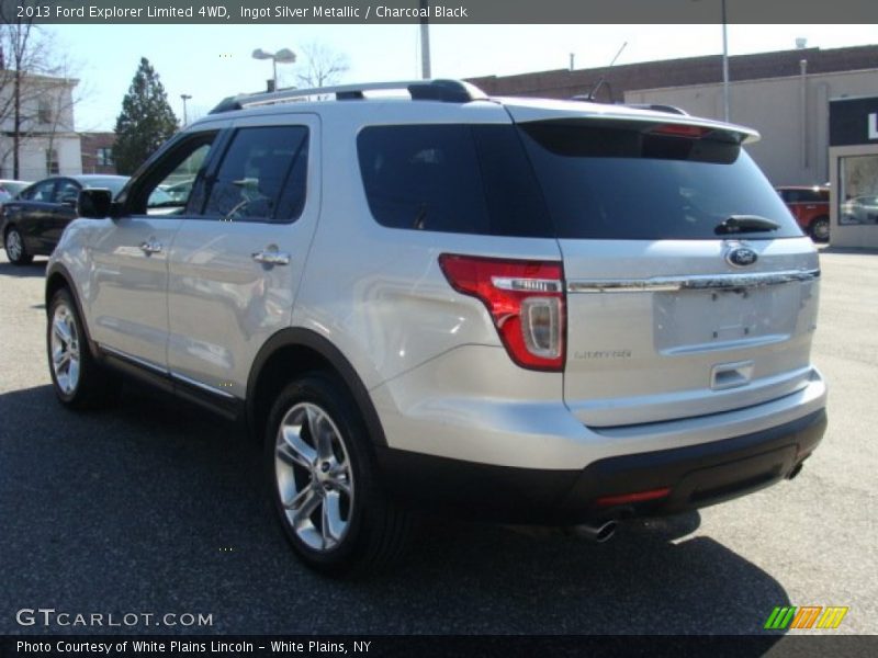 Ingot Silver Metallic / Charcoal Black 2013 Ford Explorer Limited 4WD