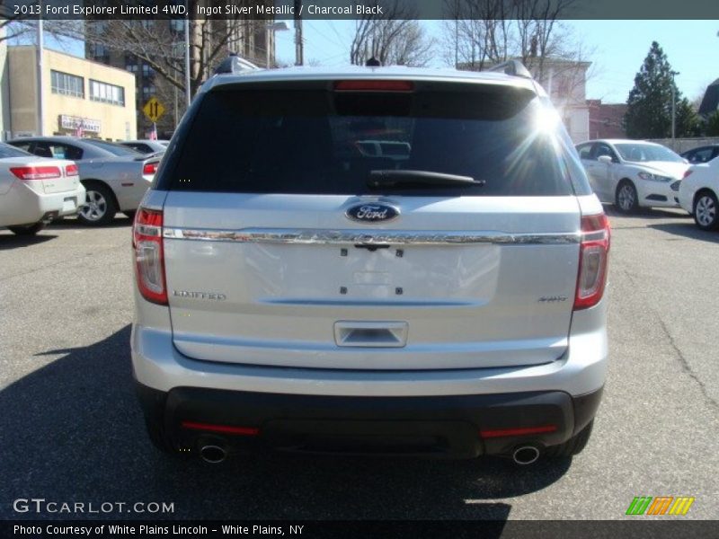 Ingot Silver Metallic / Charcoal Black 2013 Ford Explorer Limited 4WD