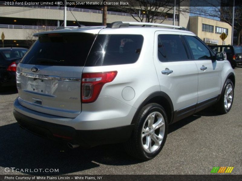 Ingot Silver Metallic / Charcoal Black 2013 Ford Explorer Limited 4WD