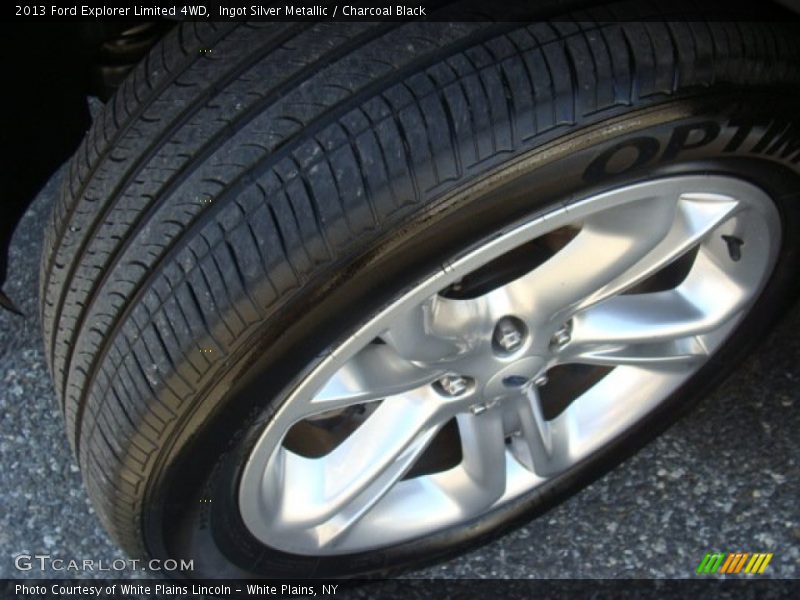 Ingot Silver Metallic / Charcoal Black 2013 Ford Explorer Limited 4WD