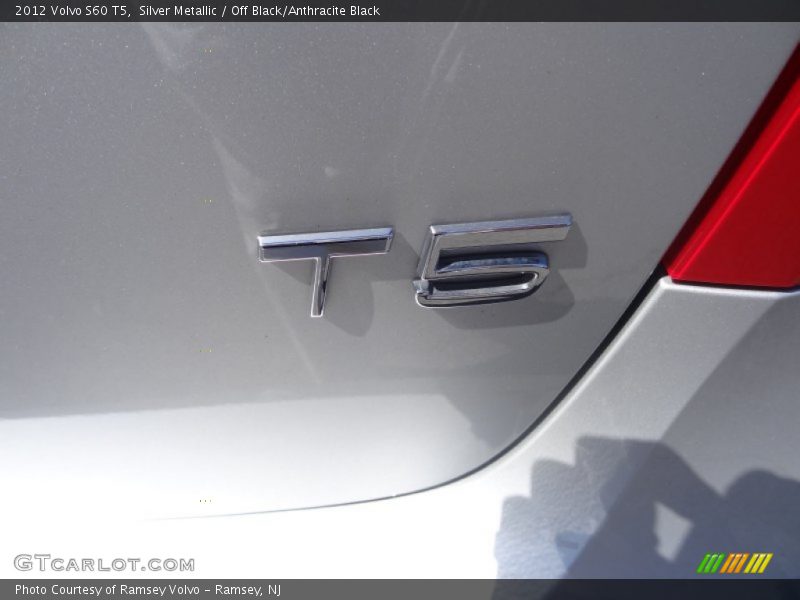 Silver Metallic / Off Black/Anthracite Black 2012 Volvo S60 T5