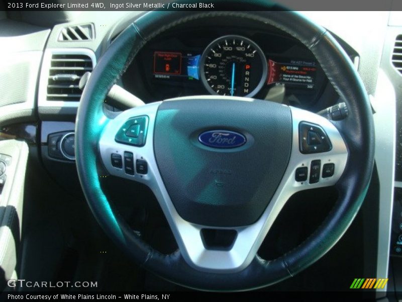 Ingot Silver Metallic / Charcoal Black 2013 Ford Explorer Limited 4WD