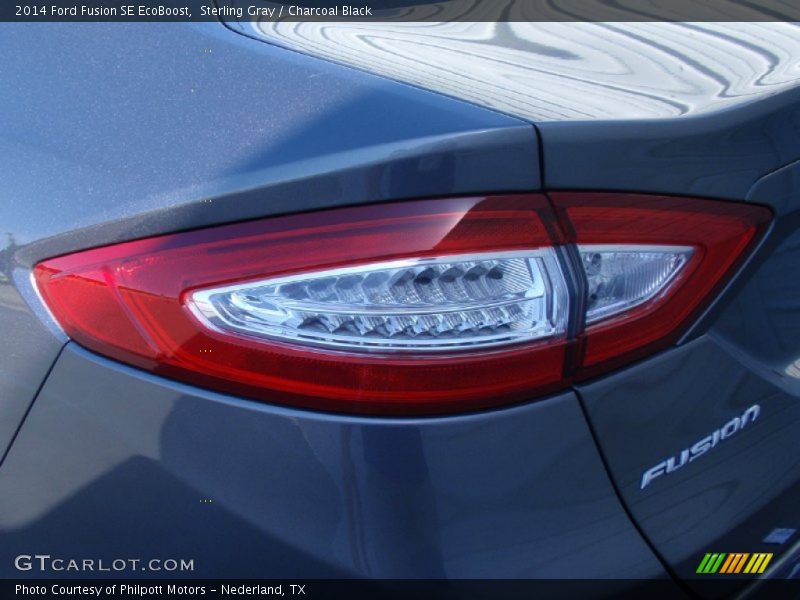 Sterling Gray / Charcoal Black 2014 Ford Fusion SE EcoBoost