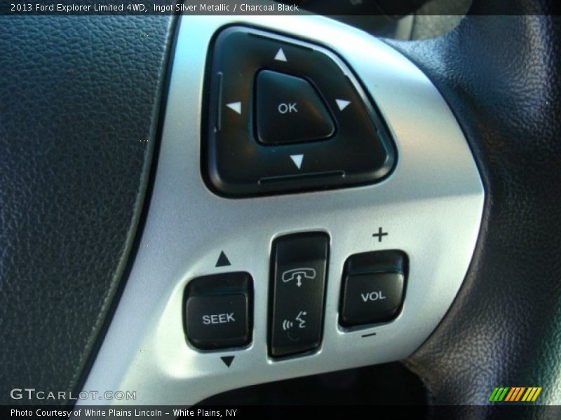 Ingot Silver Metallic / Charcoal Black 2013 Ford Explorer Limited 4WD