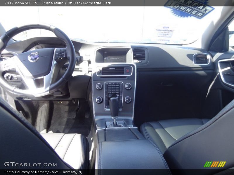 Silver Metallic / Off Black/Anthracite Black 2012 Volvo S60 T5